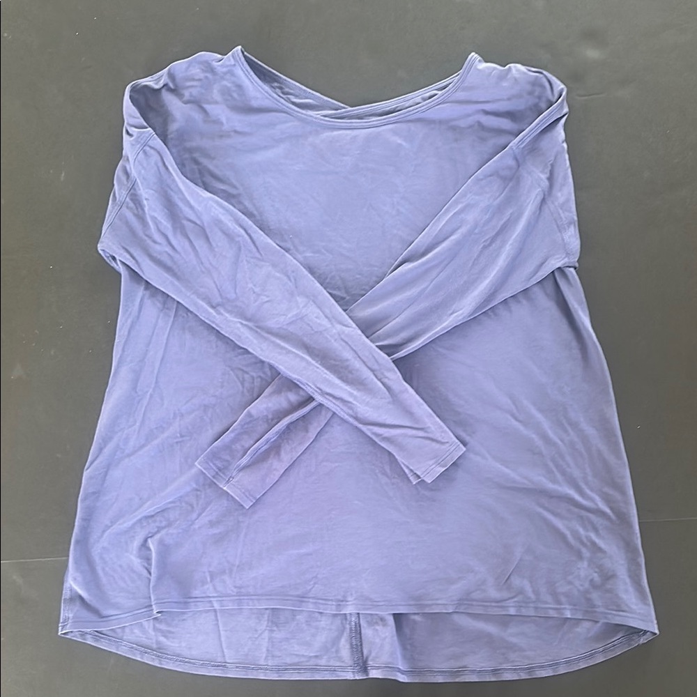 Women's Long Sleeve Top in Purple